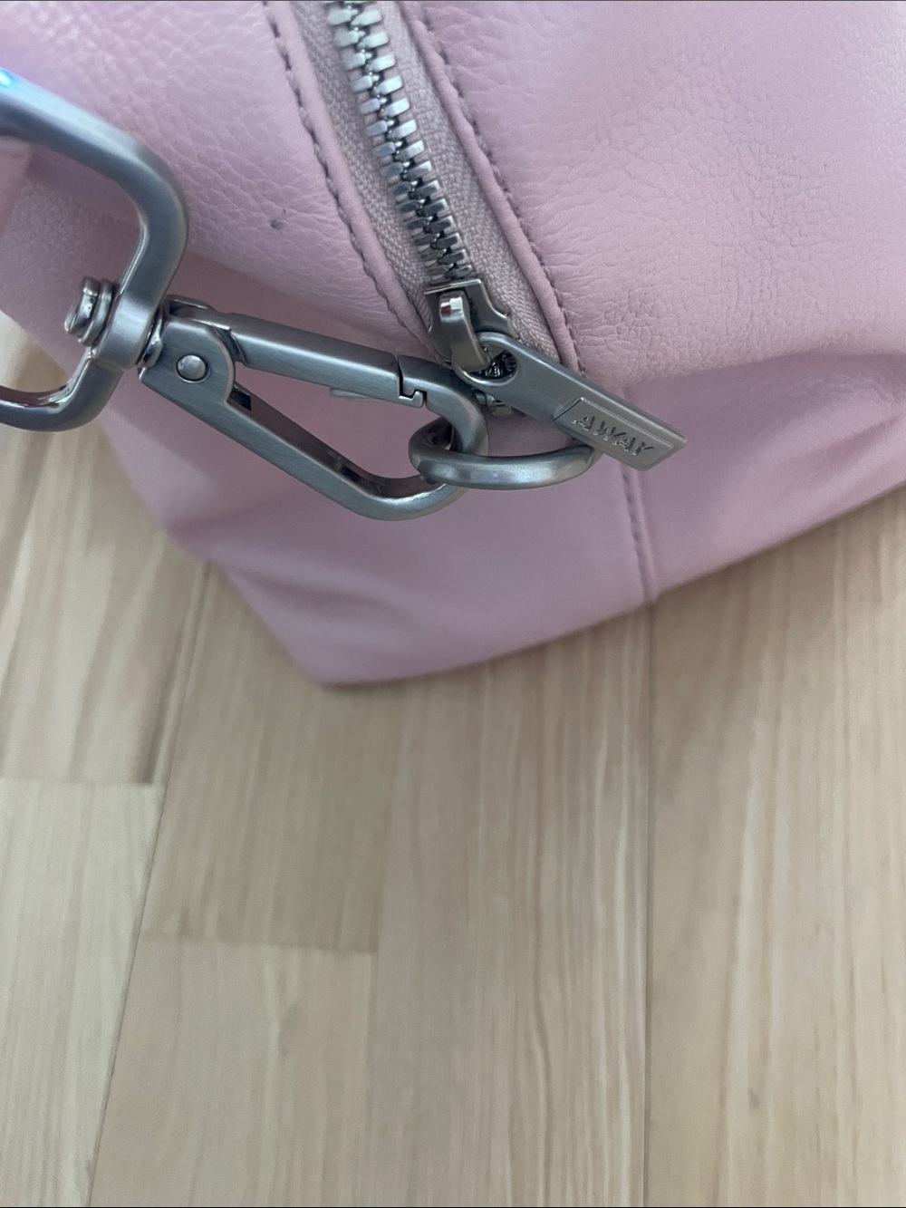 Away Blush Pink Leather Carryall - Picture 3 of 6